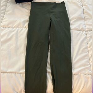 olive green leggings size s